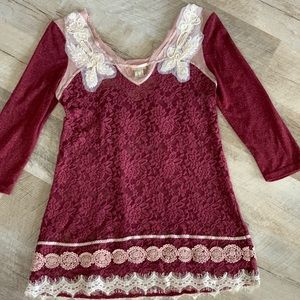 BKE lace top.